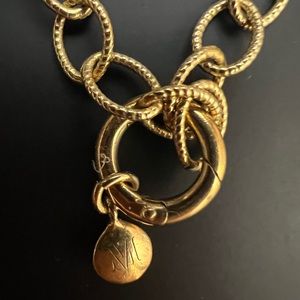 Monica Vinader Lungo Chain Necklace with Large Siren Pendant Charm